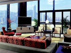 Intercontinental Presidential suite. Photo courtesy of Intercontinental Hong Kong.